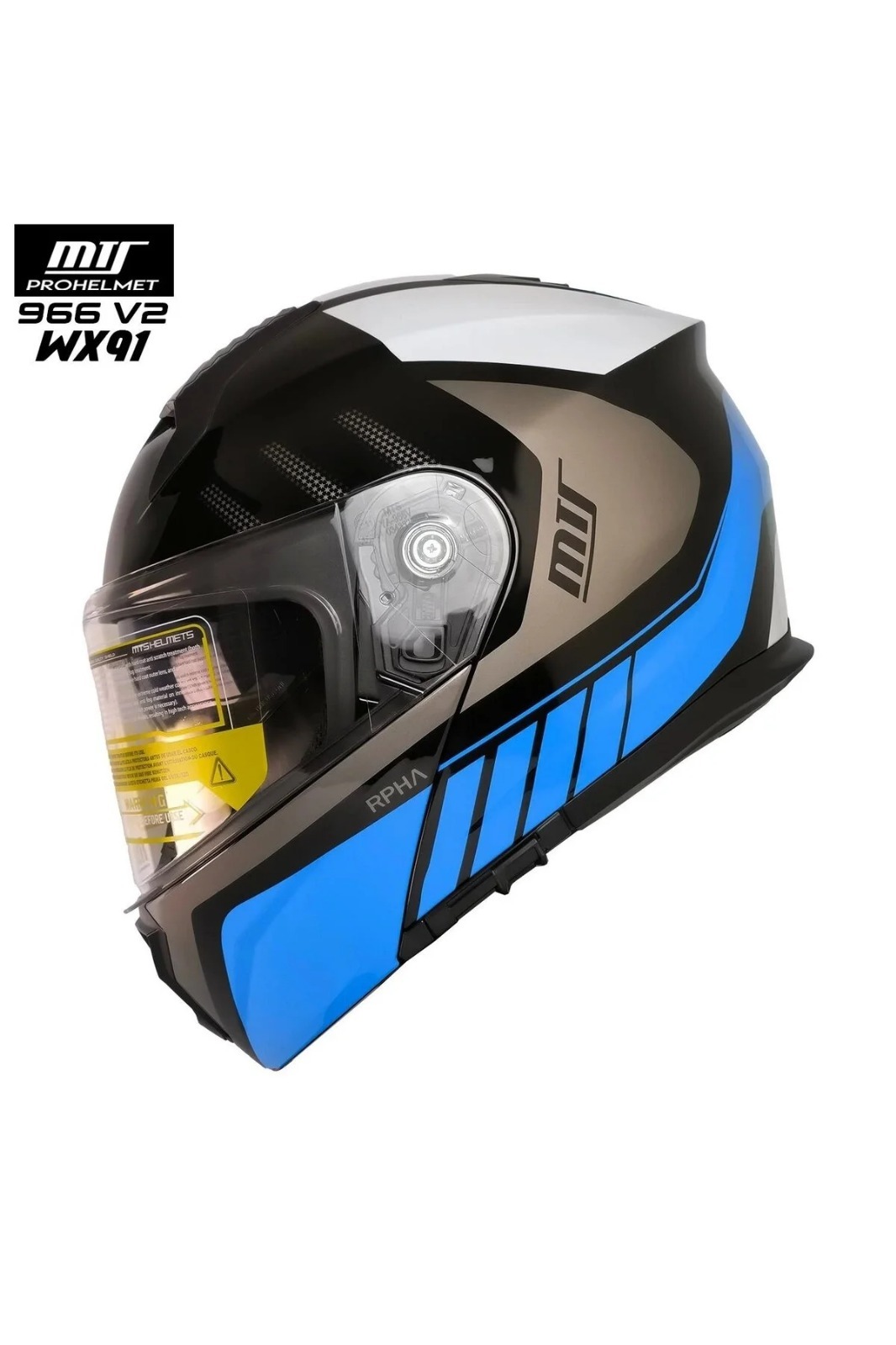 MTS 966 ÇENE AÇILIR KASK WX91