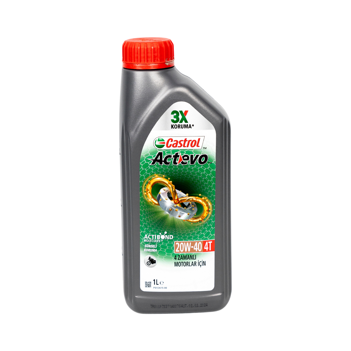 CASTROL ACTEVO 4T 20W-40 1LT