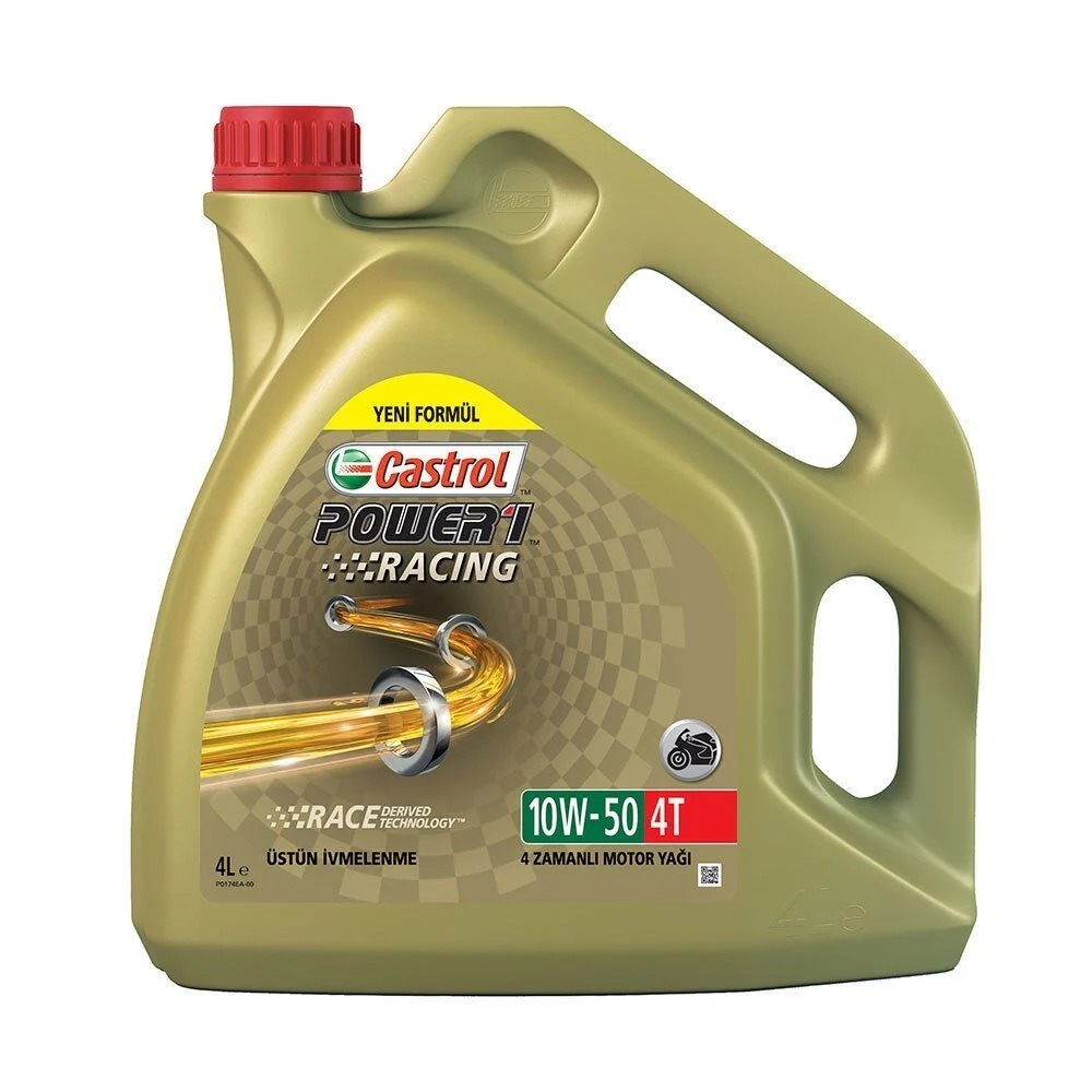 CASTROL POWER RACING 4T 10W50 4 LİTRE