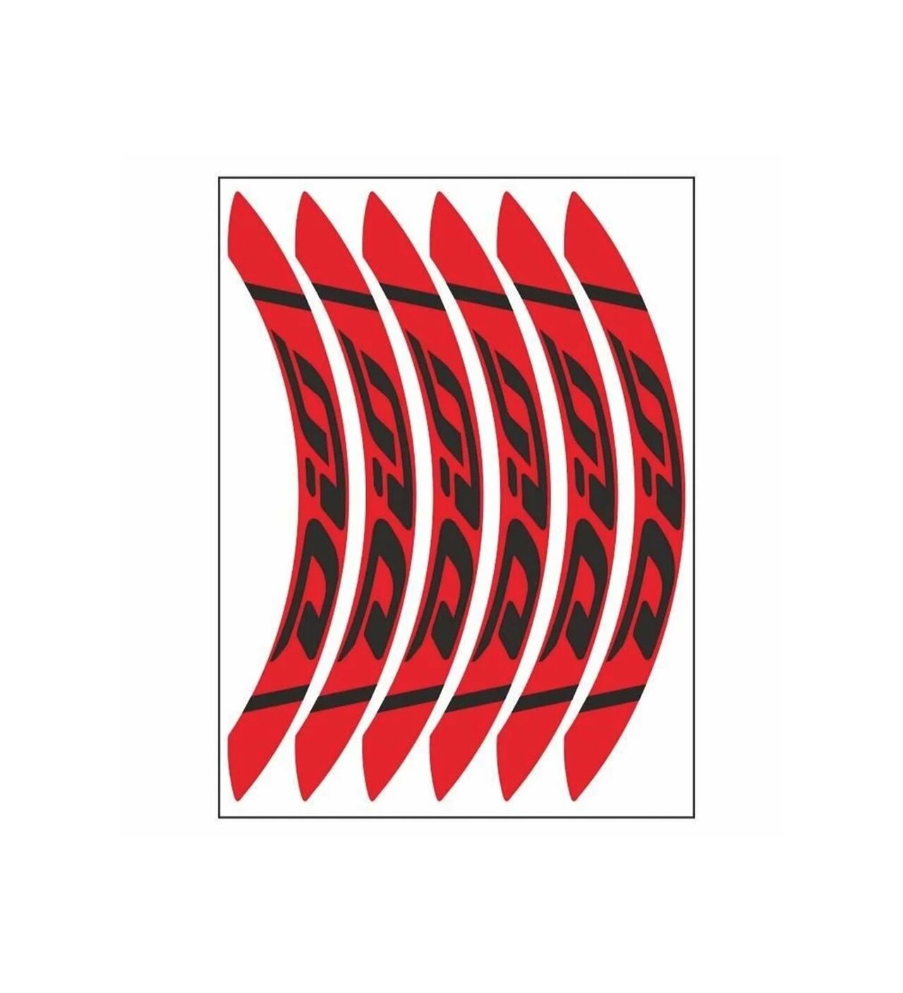 KIRMIZI GENİŞ HONDA DİO UYUMLU 1 SET JANT ŞERİDİ