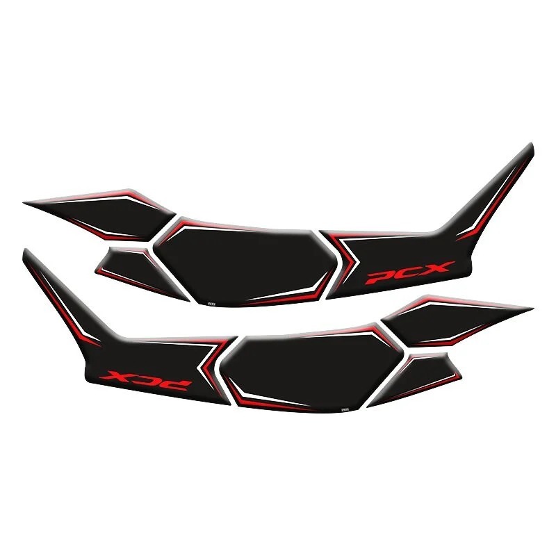 HONDA PCX 2025 UYUMLU YAN AYAK PAD KIRMIZI SİYAH