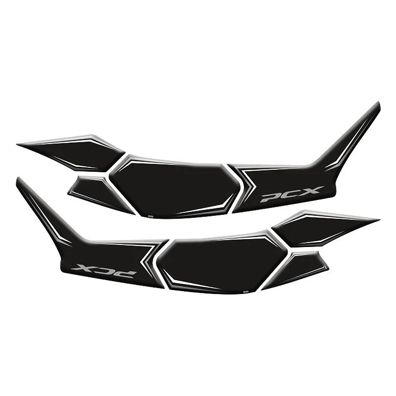 HONDA PCX 2025 UYUMLU YAN AYAK PAD SİYAH BEYAZ