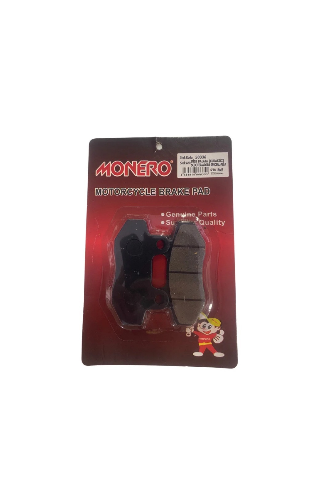 DİSK BALATA [KULAKSIZ] ARKA SCOOTER - ÖN ARORA SPECIAL - RKS